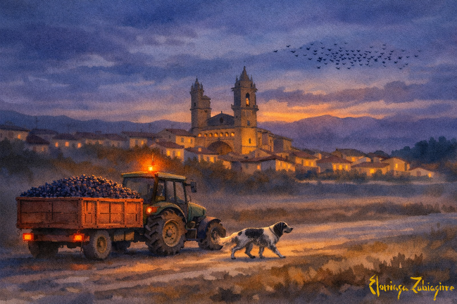 Vendimia rioja alavesa corquete Elciego Eltziego Zieko