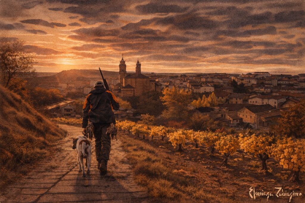 cazador elciego ehiztaria eltziego rioja alavesa arabar errioxa