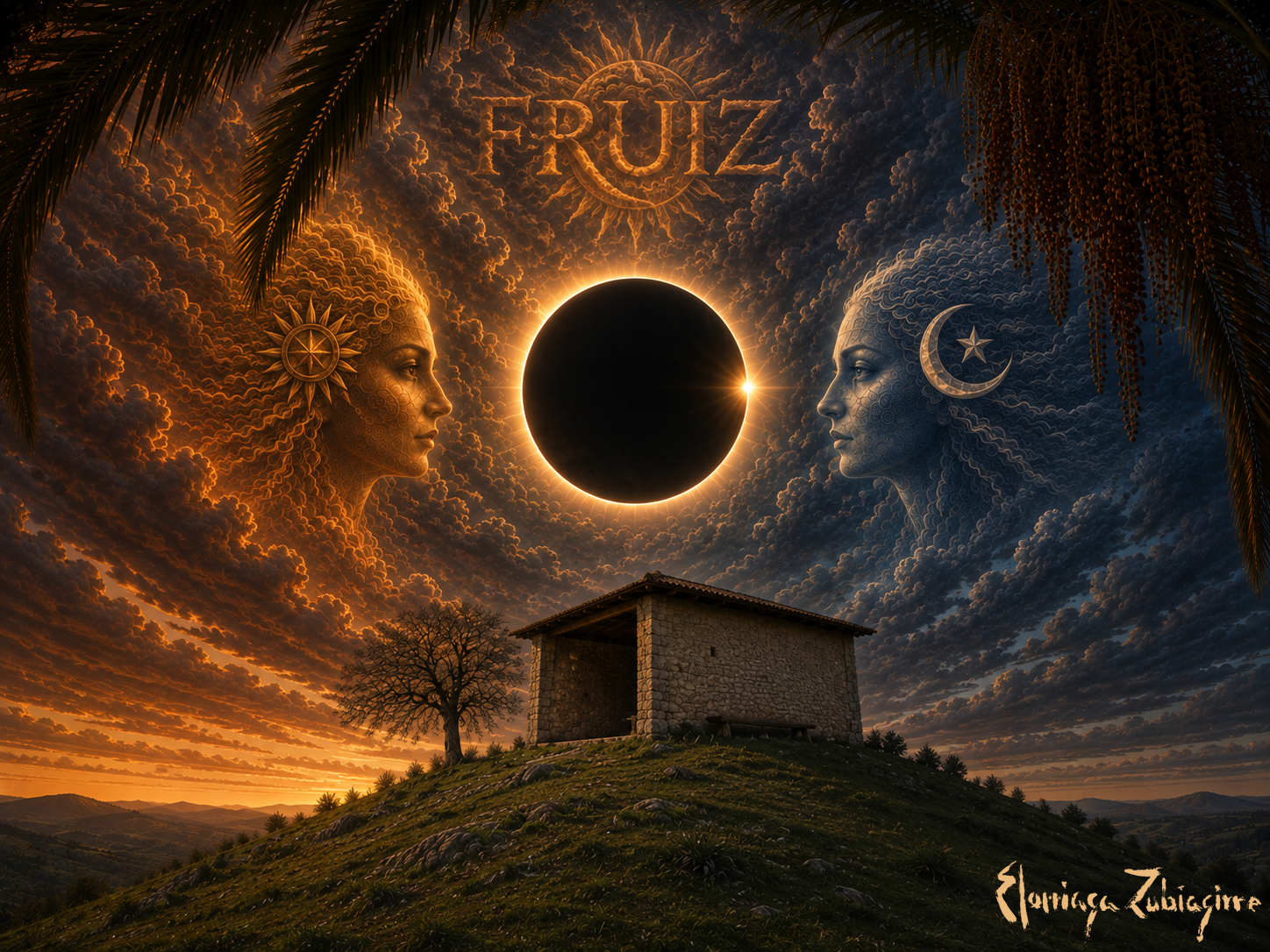 fruiz eklipsea eclipse sallebante sol luna ekhi ilargi